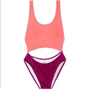 Pink Victoria Secrets one piece swimsuit